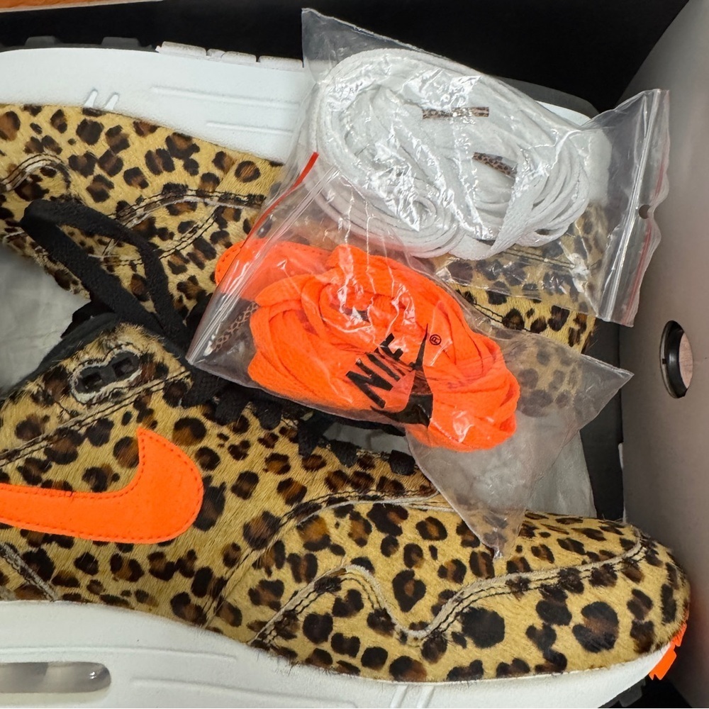 Nike Air Max 1 atmos Animal 3.0 Leopard Size 10.5 - Picture 9 of 9